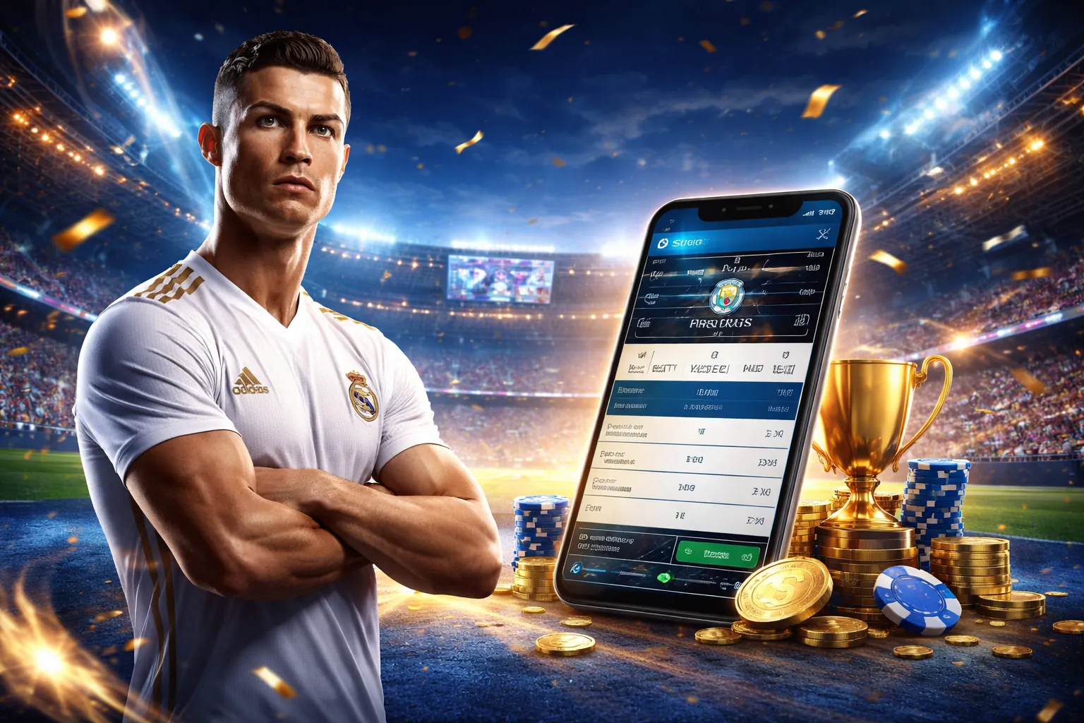Hình nền เว็บ 123goal với các trò chơi cá cược sôi động